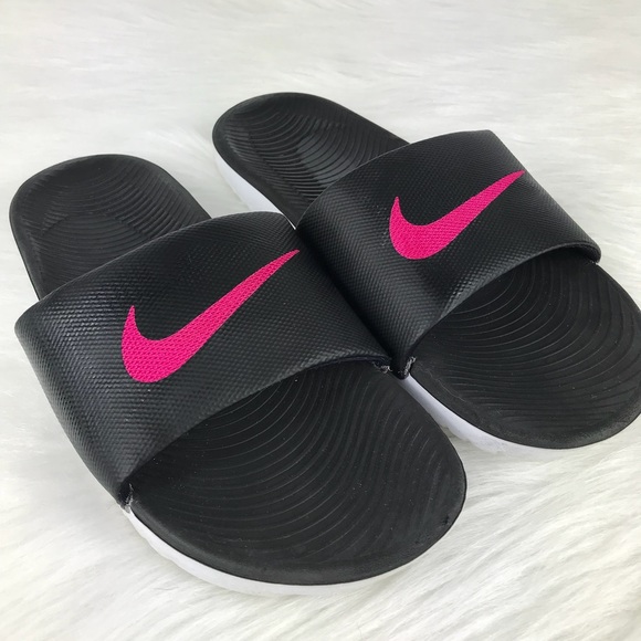 nike kawa slide women's pink